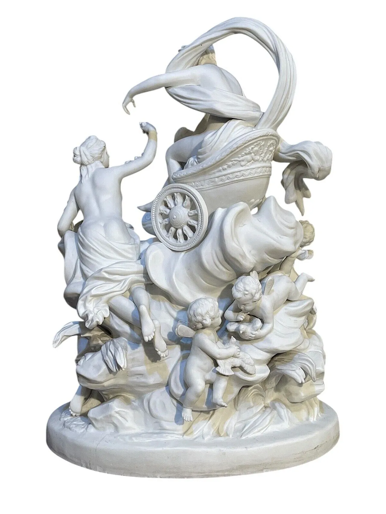 Triumph of Venus in bisque porcelain from Sevres, 18th century 7