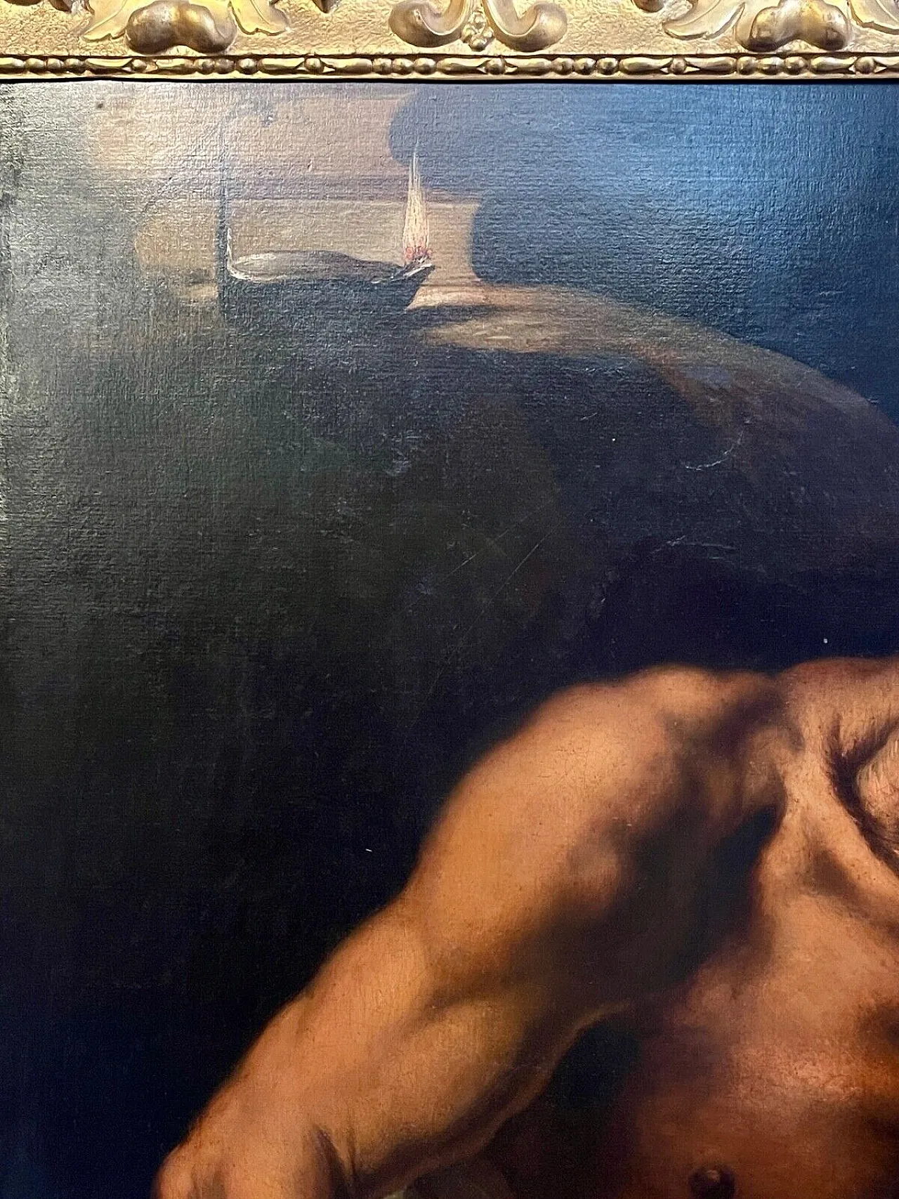 San Girolamo nel deserto, olio su tela, '600 7
