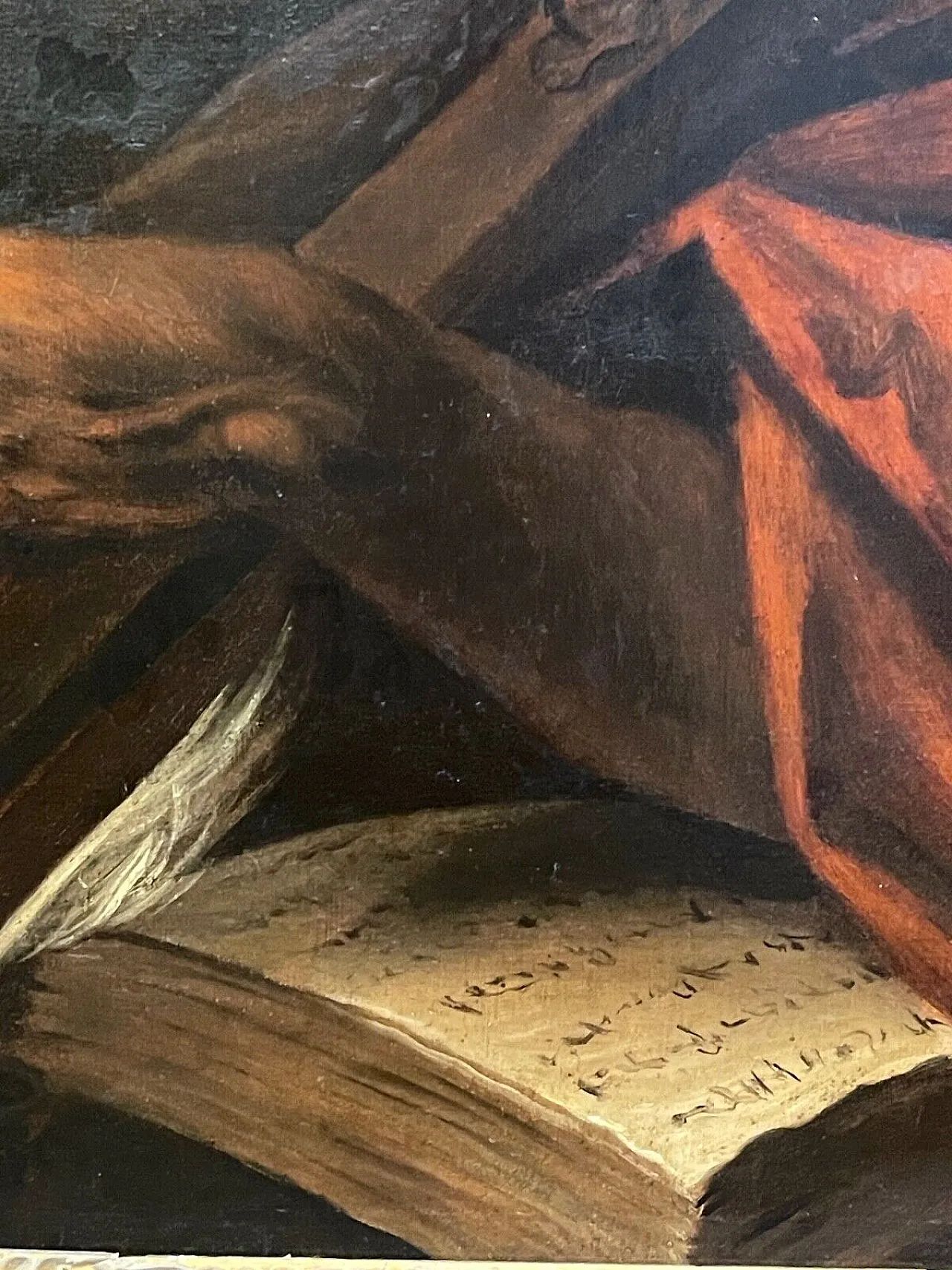 San Girolamo nel deserto, olio su tela, '600 8