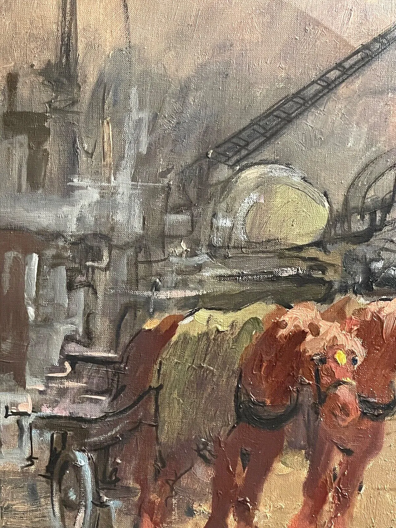 Tower Bridge di Giulio Falzoni, olio su tela, '900 5