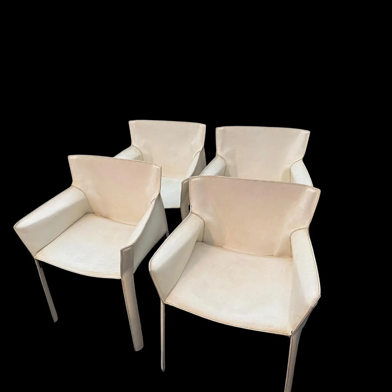 ArmchairsP90 by Giancarlo Vegni per Phasem, Italy 70s 2