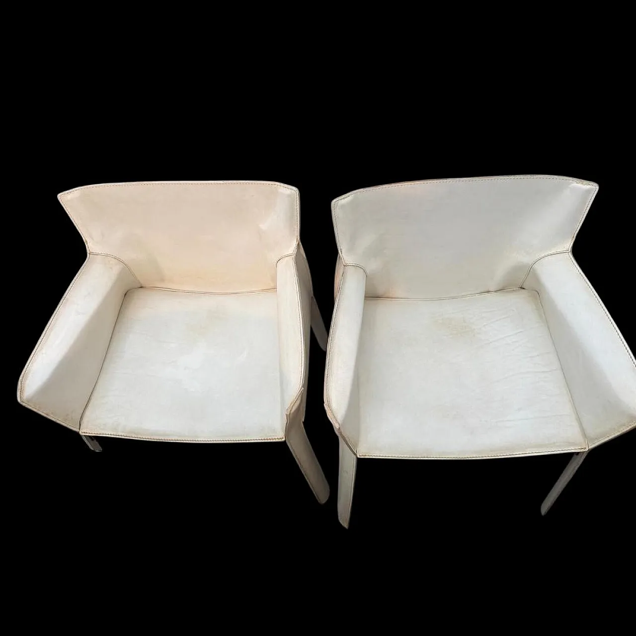 ArmchairsP90 by Giancarlo Vegni per Phasem, Italy 70s 3