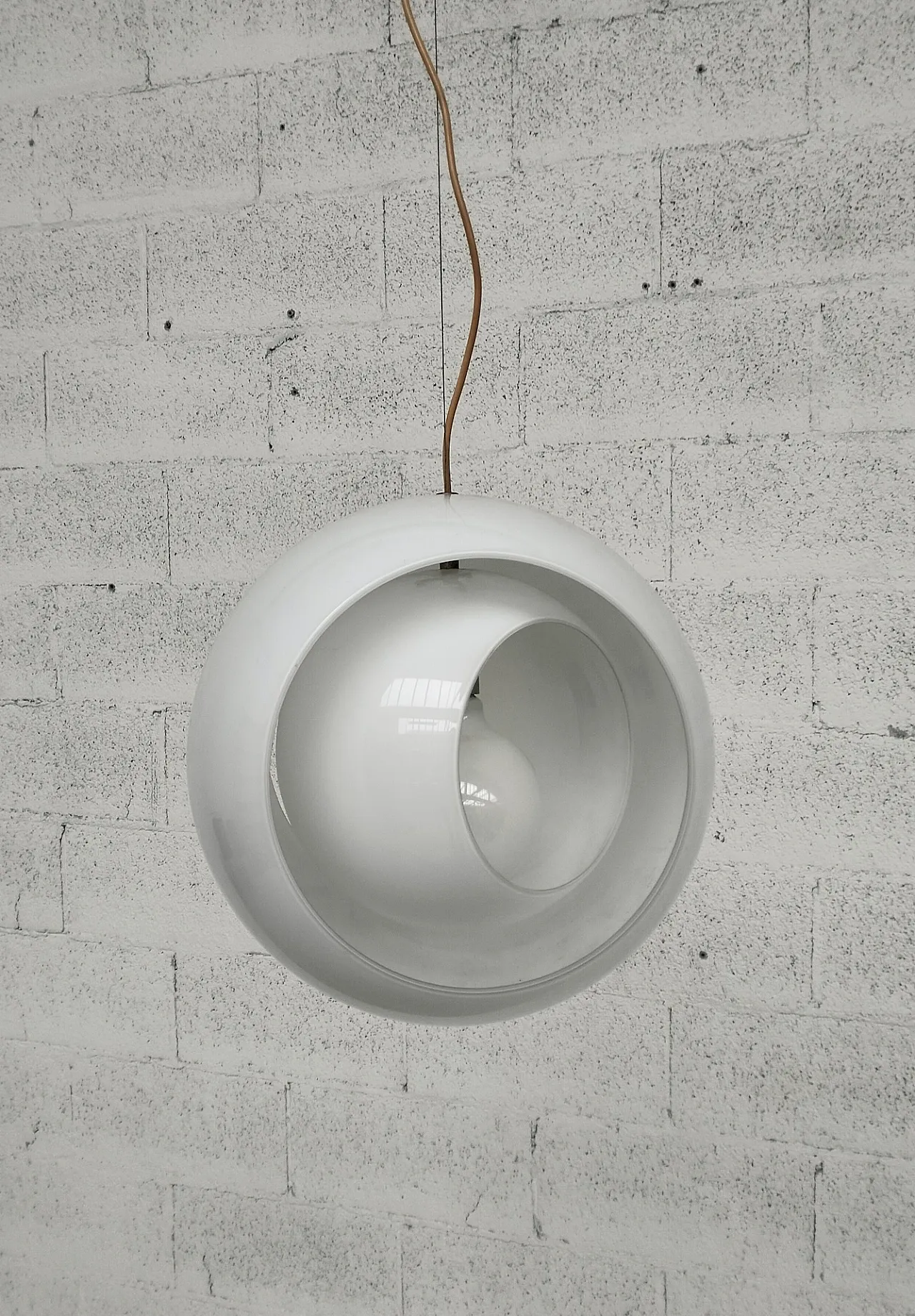 Eclisse Murano Glass Pendant Lamp by Carlo Nason for Mazzega, 60s 2