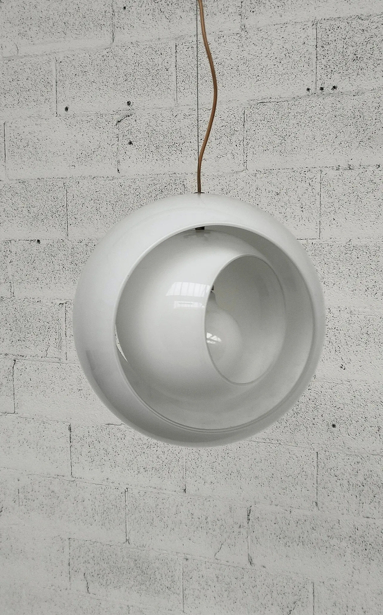 Eclisse Murano Glass Pendant Lamp by Carlo Nason for Mazzega, 60s 3