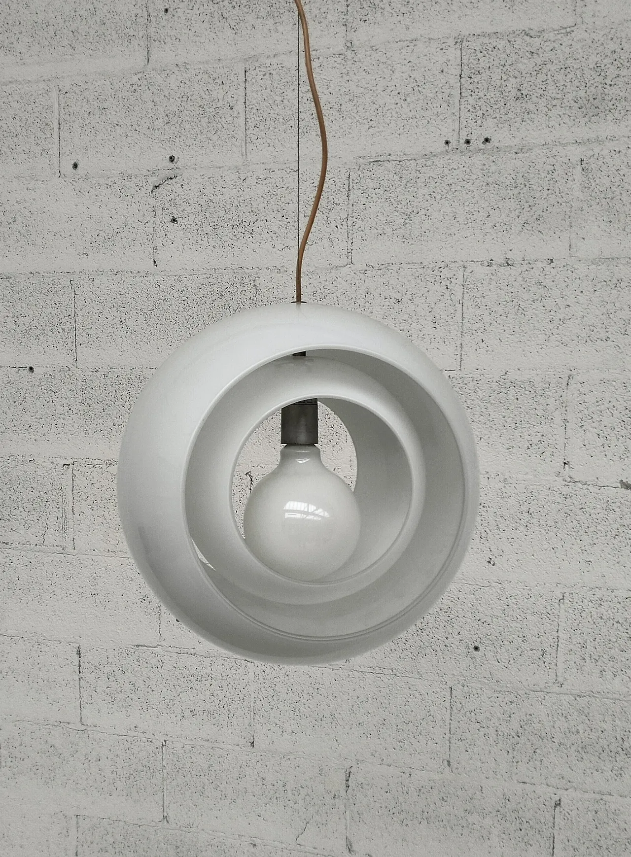 Eclisse Murano Glass Pendant Lamp by Carlo Nason for Mazzega, 60s 4
