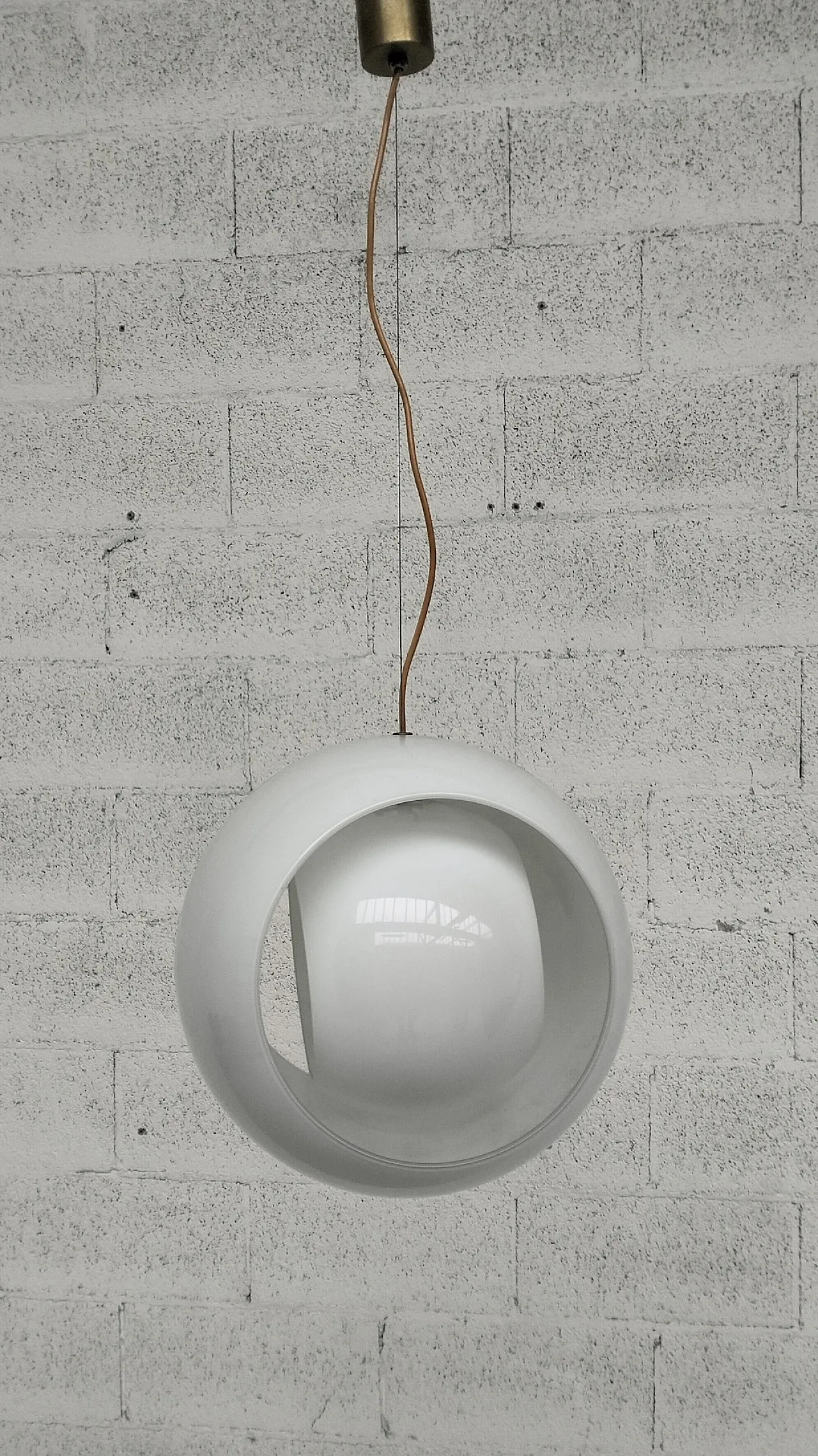 Eclisse Murano Glass Pendant Lamp by Carlo Nason for Mazzega, 60s 5