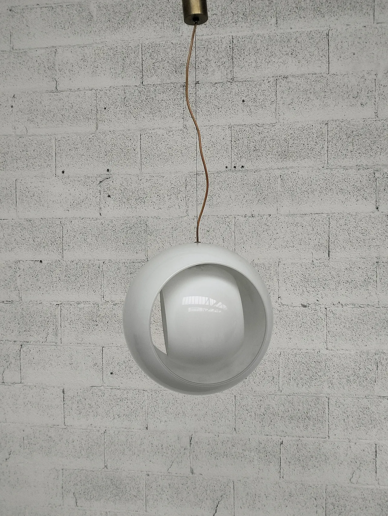 Eclisse Murano Glass Pendant Lamp by Carlo Nason for Mazzega, 60s 12