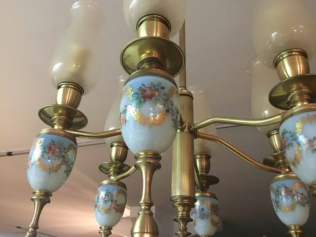 Lampadario e due applique Seguso anni '60 2