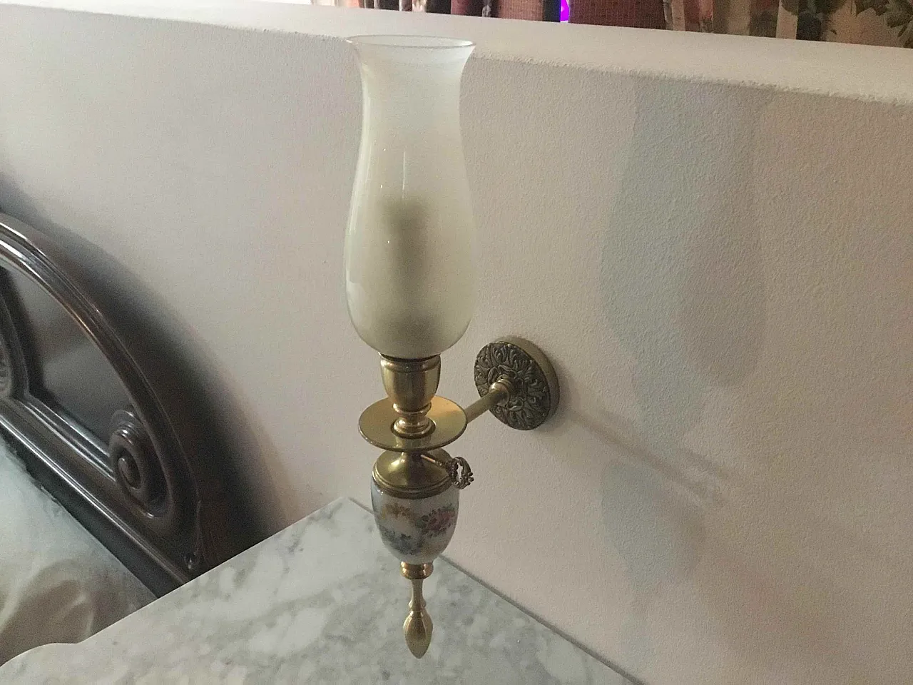 Lampadario e due applique Seguso anni '60 3