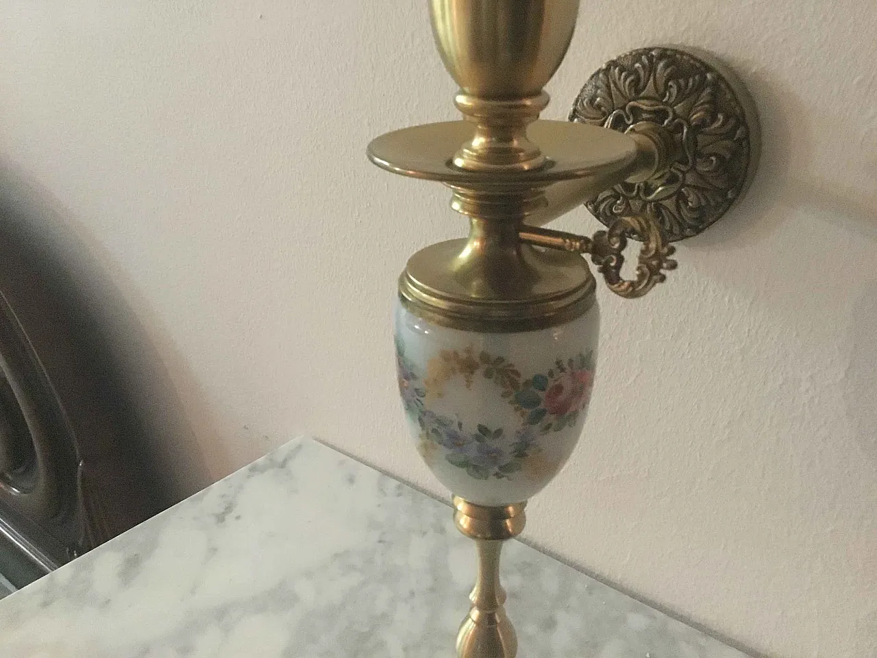 Lampadario e due applique Seguso anni '60 4