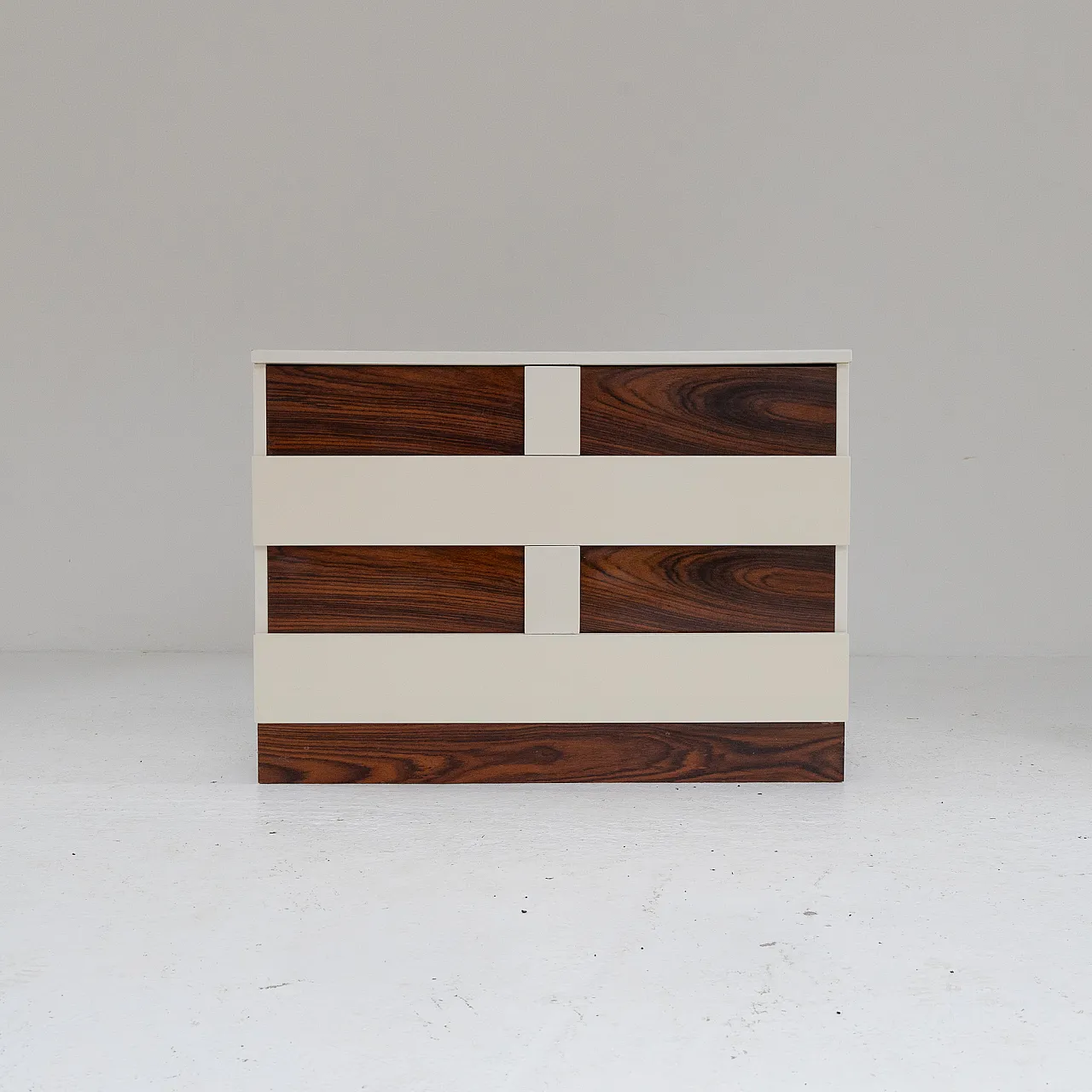 Teak and white Formica dresser, 1970s 2