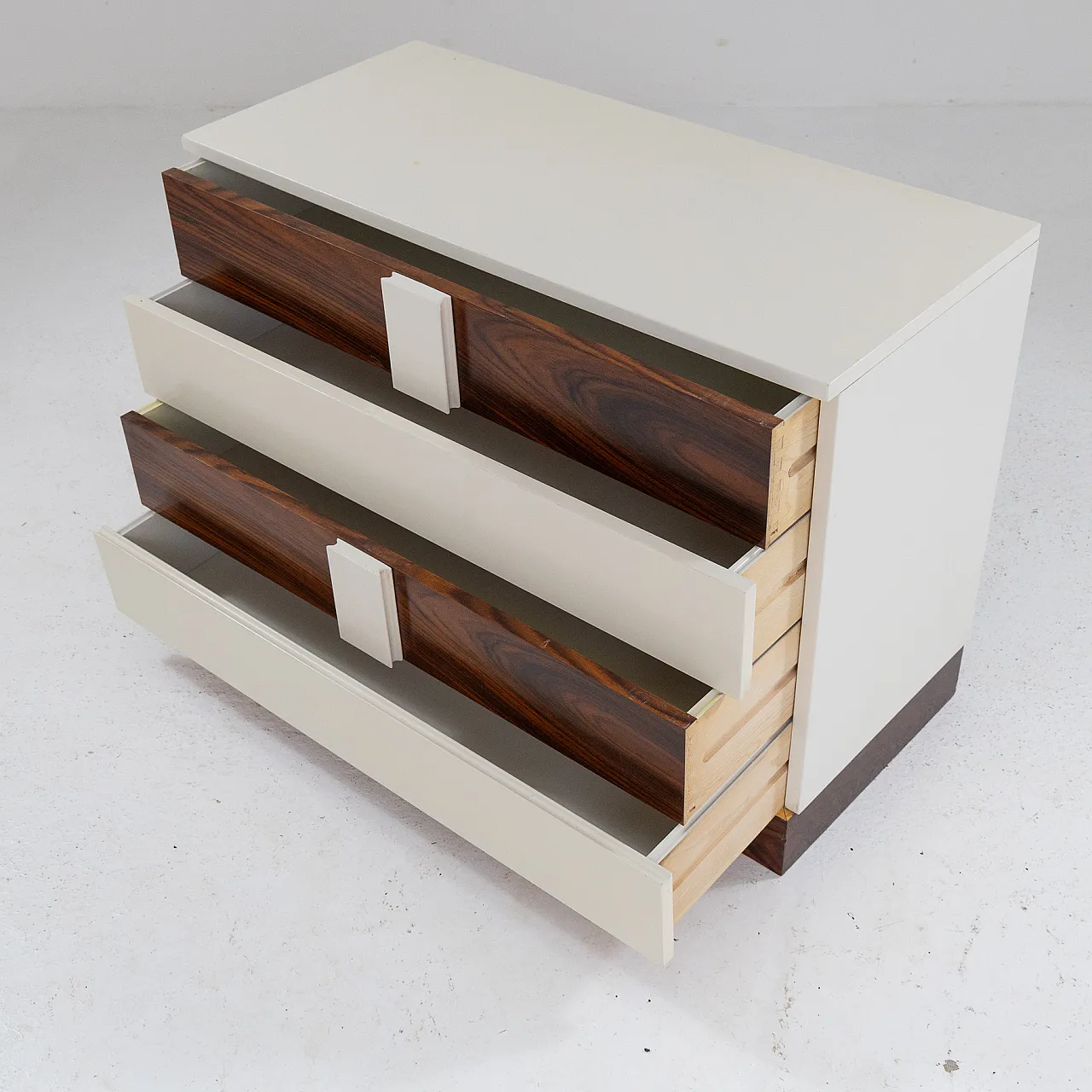 Teak and white Formica dresser, 1970s 4