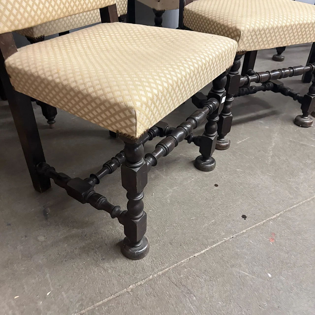 6 sedie a rocchetto, fine '800 13