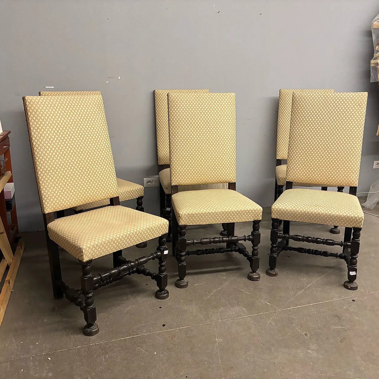 6 sedie a rocchetto, fine '800 15