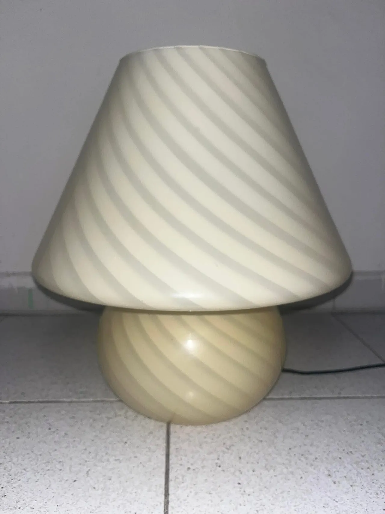 Murano mushroom lamp, 70s 4