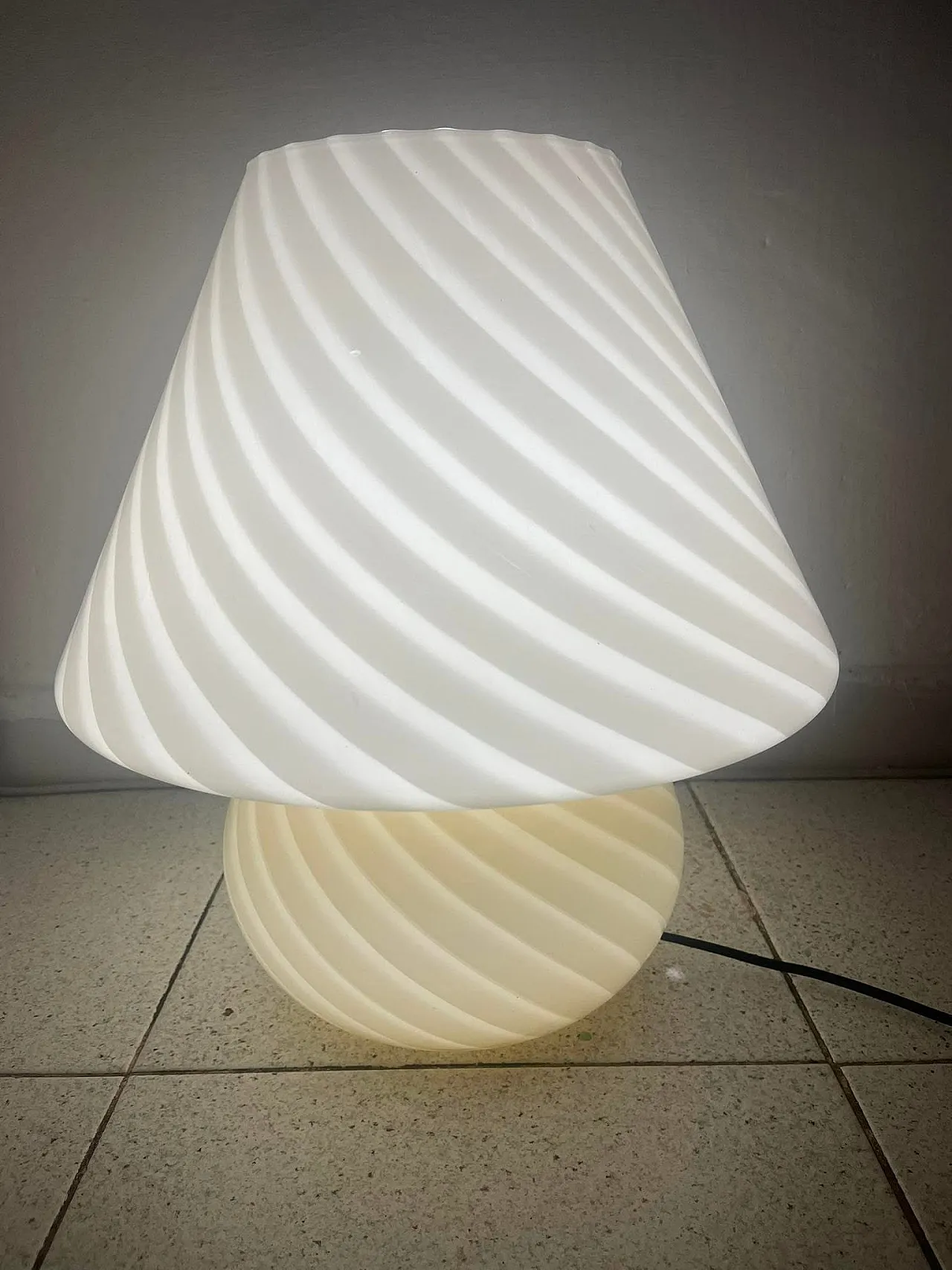 Murano mushroom lamp, 70s 11