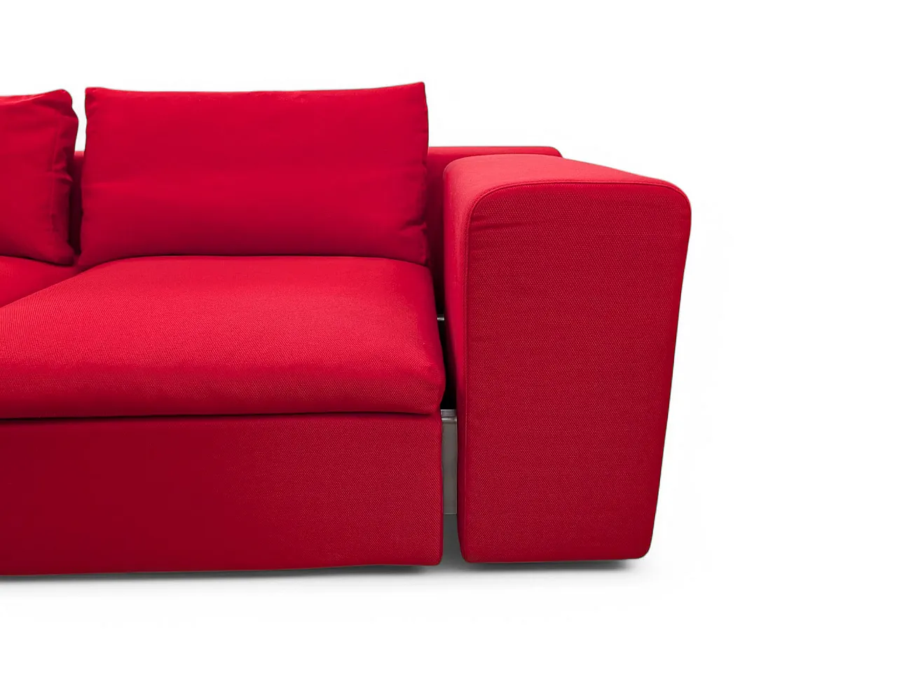 Divano in tessuto rosso mod. Springfield prod. Moroso anni 2000 2