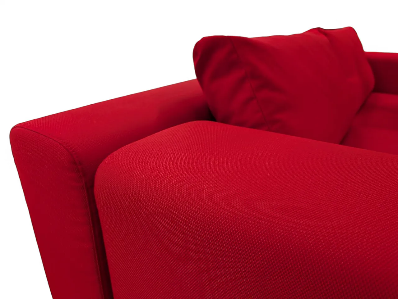 Divano in tessuto rosso mod. Springfield prod. Moroso anni 2000 5