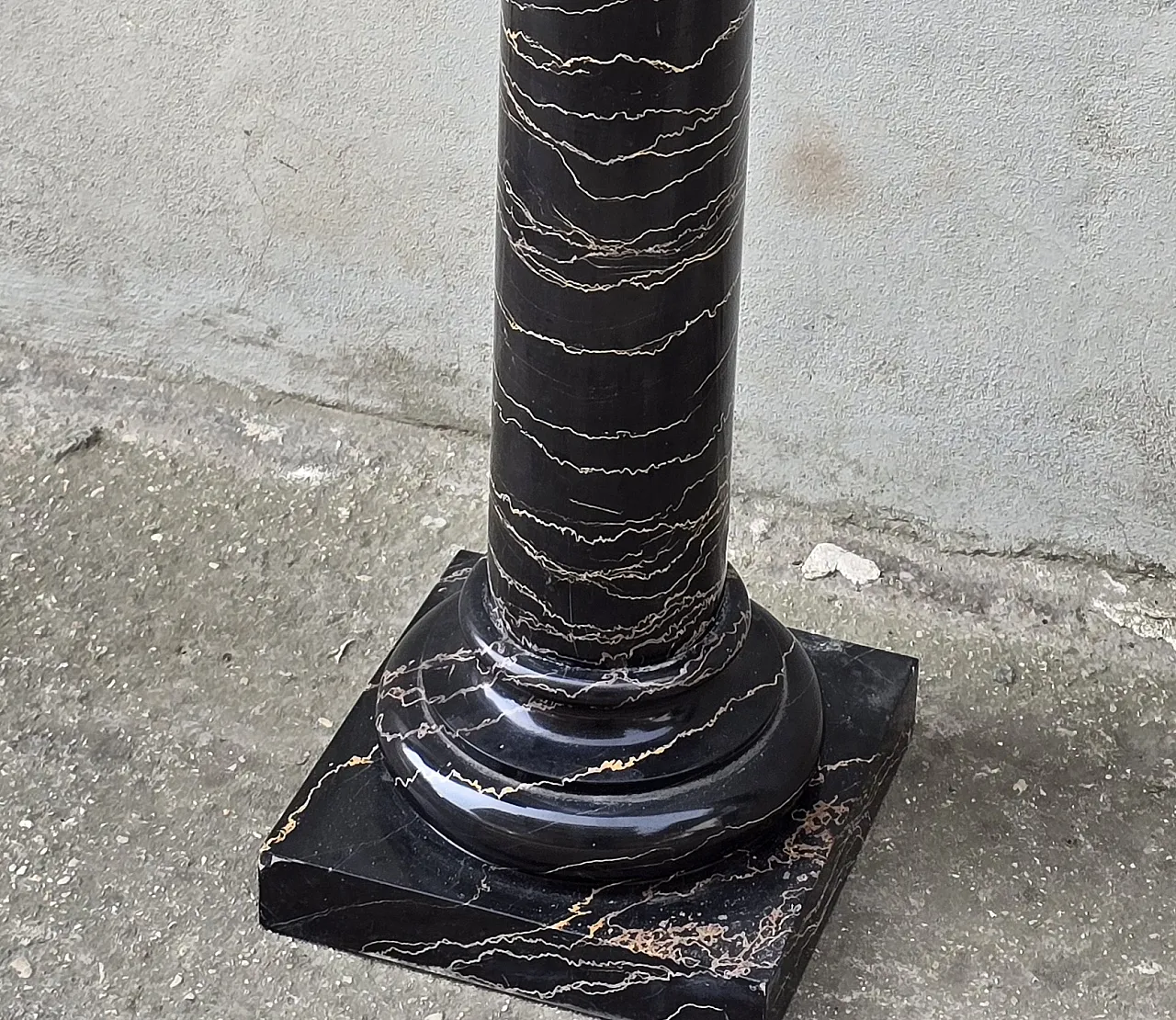 Colonna in Marmo nero primi '900 4