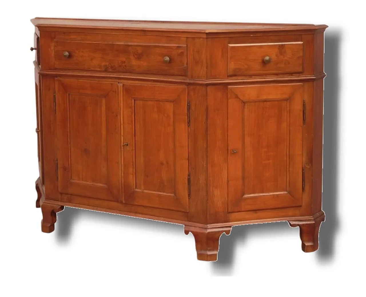 Ccredenza scantonata veneta, fine '700 1