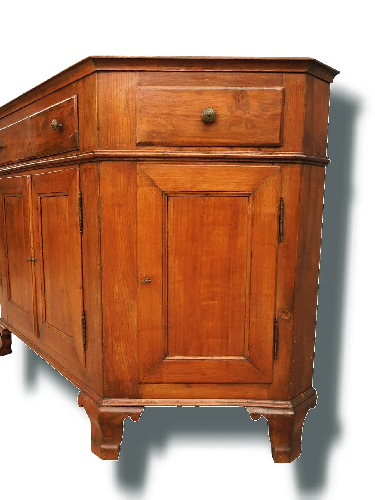 Ccredenza scantonata veneta, fine '700 4