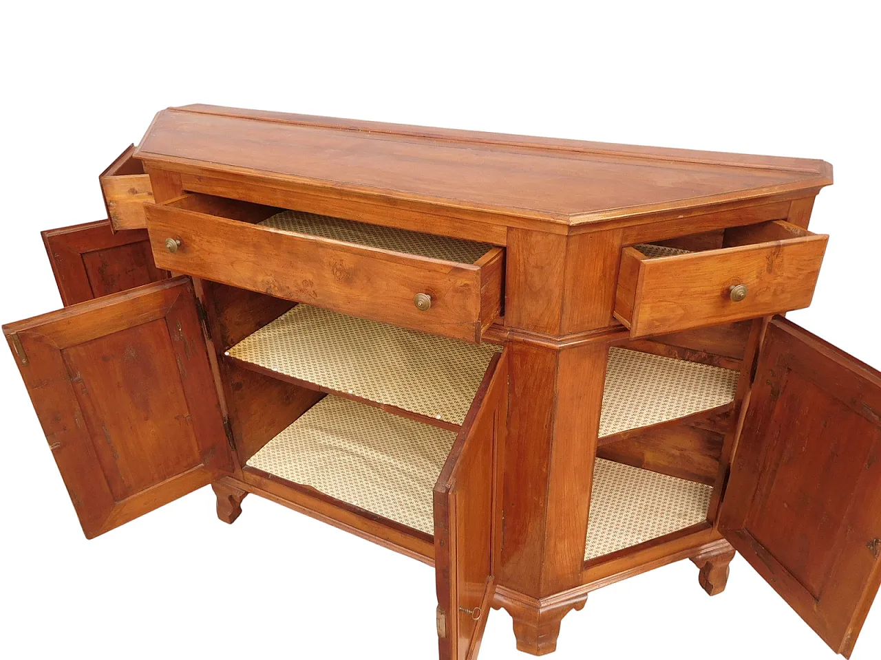 Ccredenza scantonata veneta, fine '700 7