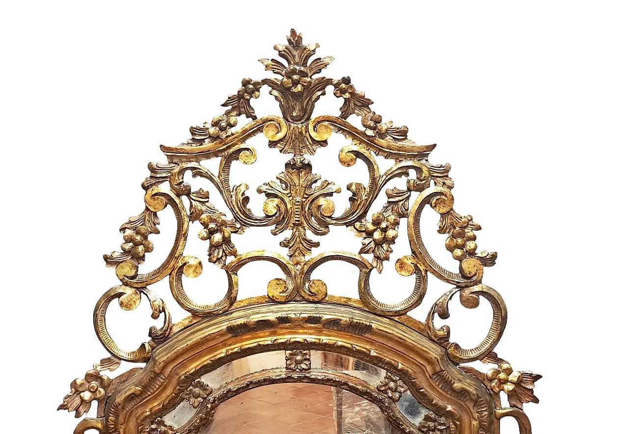 Specchiera dorata Piemonte, '700 2