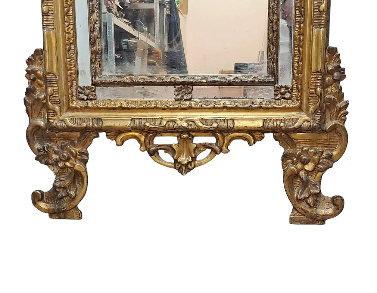Specchiera dorata Piemonte, '700 4