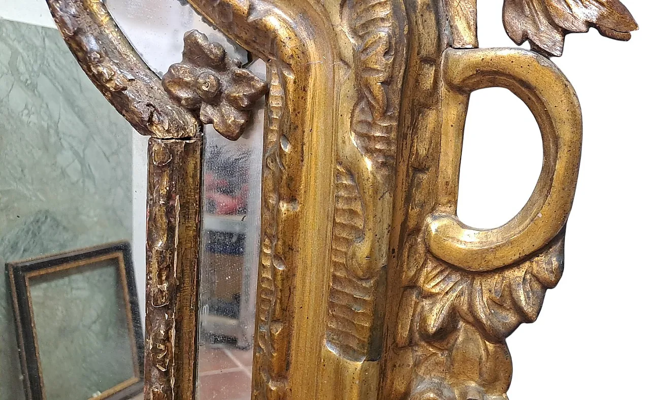 Specchiera dorata Piemonte, '700 6