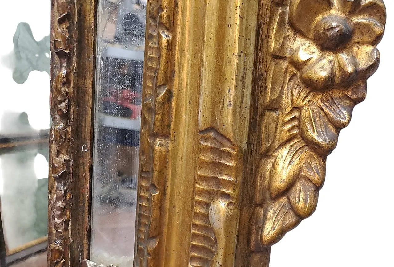 Specchiera dorata Piemonte, '700 7