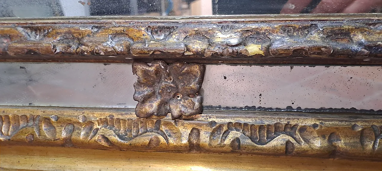 Specchiera dorata Piemonte, '700 8