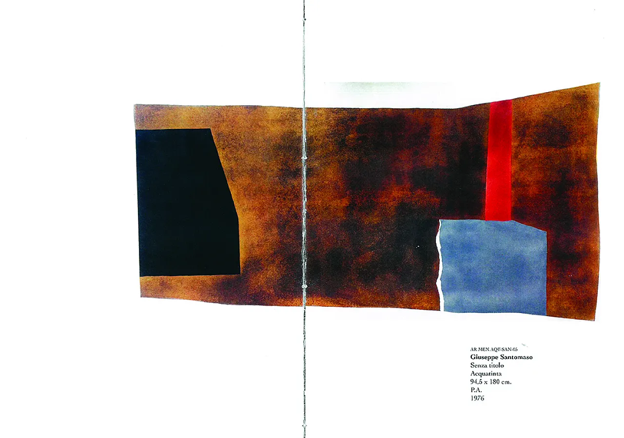 Acquatinta  P.A. di Giuseppe Santomaso - anno  1976 1