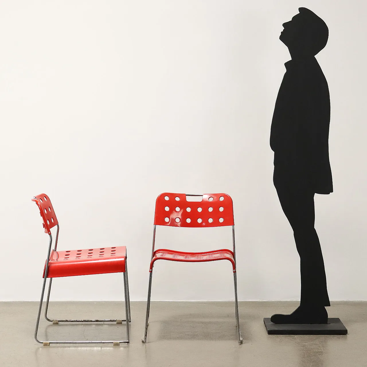 4 Omstak chairs by Rodney Kinsman for Bieffeplast, 1970s 2