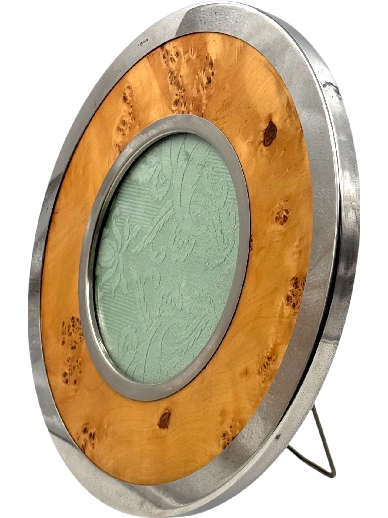 Hollywood Regency Large Burl Picture Frame, Nucci Valsecchi, 1970 11