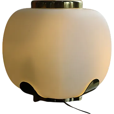 Opone and opal glass lamp by Barbini for Tronconi, Italy 1970