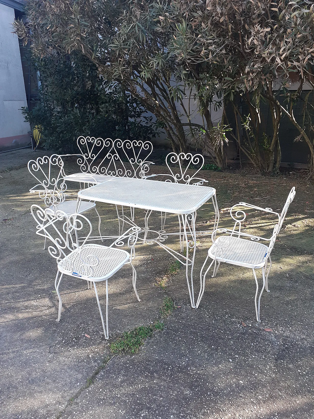 Set giardino in ferro, anni '60 2