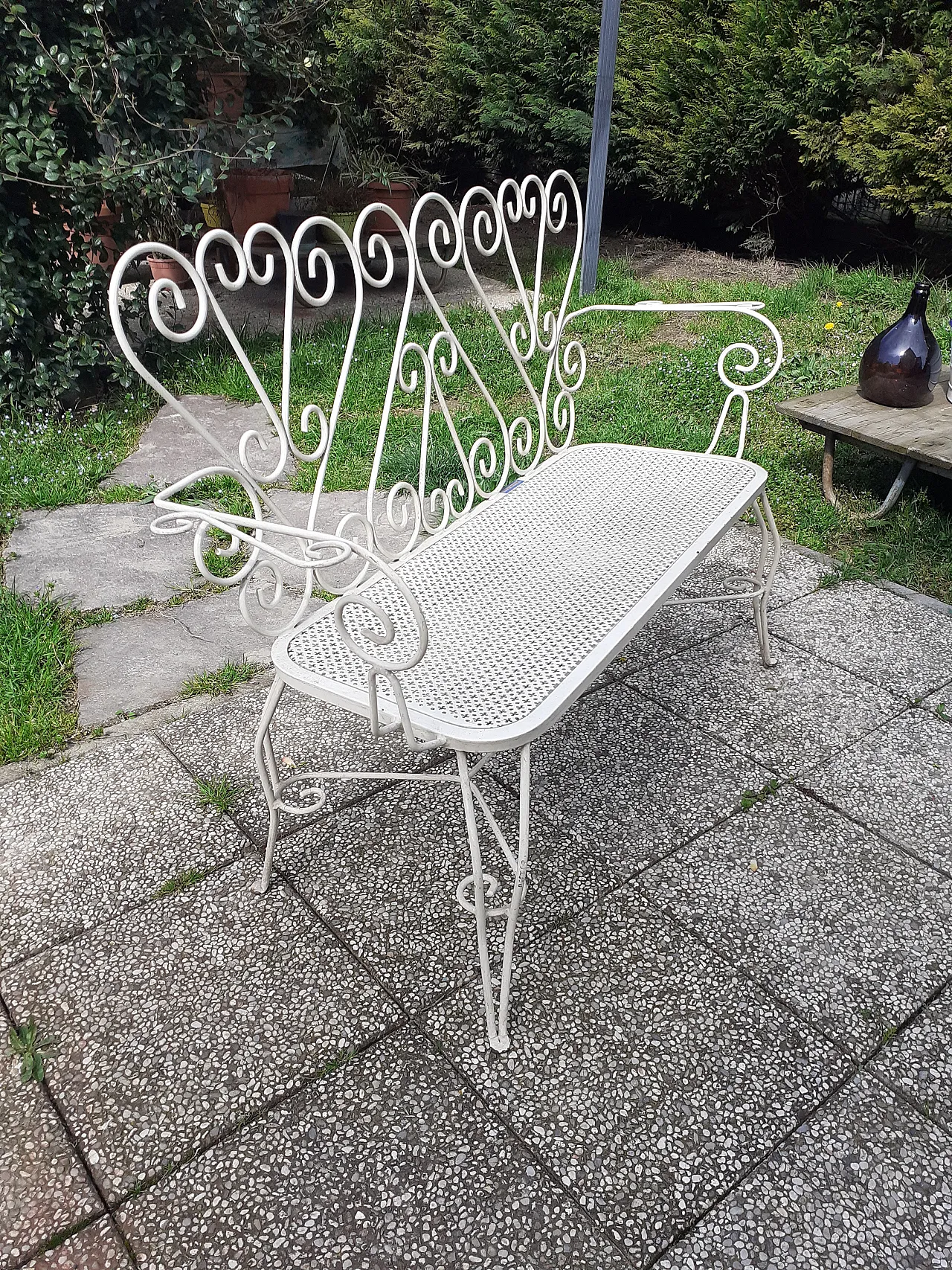 Set giardino in ferro, anni '60 8