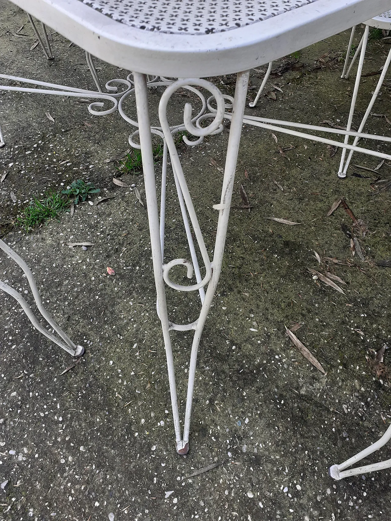 Set giardino in ferro, anni '60 15