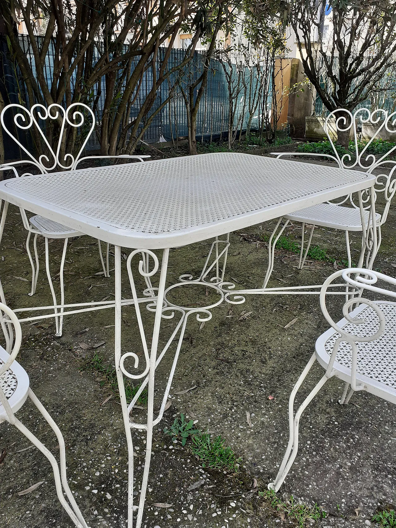 Set giardino in ferro, anni '60 17