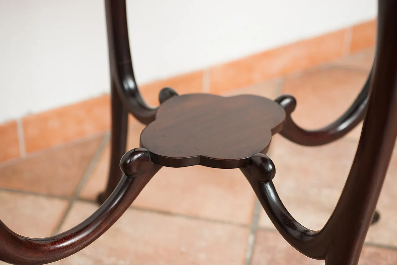 Tavolino Eduardiano Inglese in mogano massello con innesti, 19th c. 7