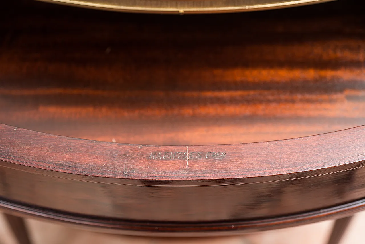 Table Napoleon III French in mahogany with marble top, '800 3
