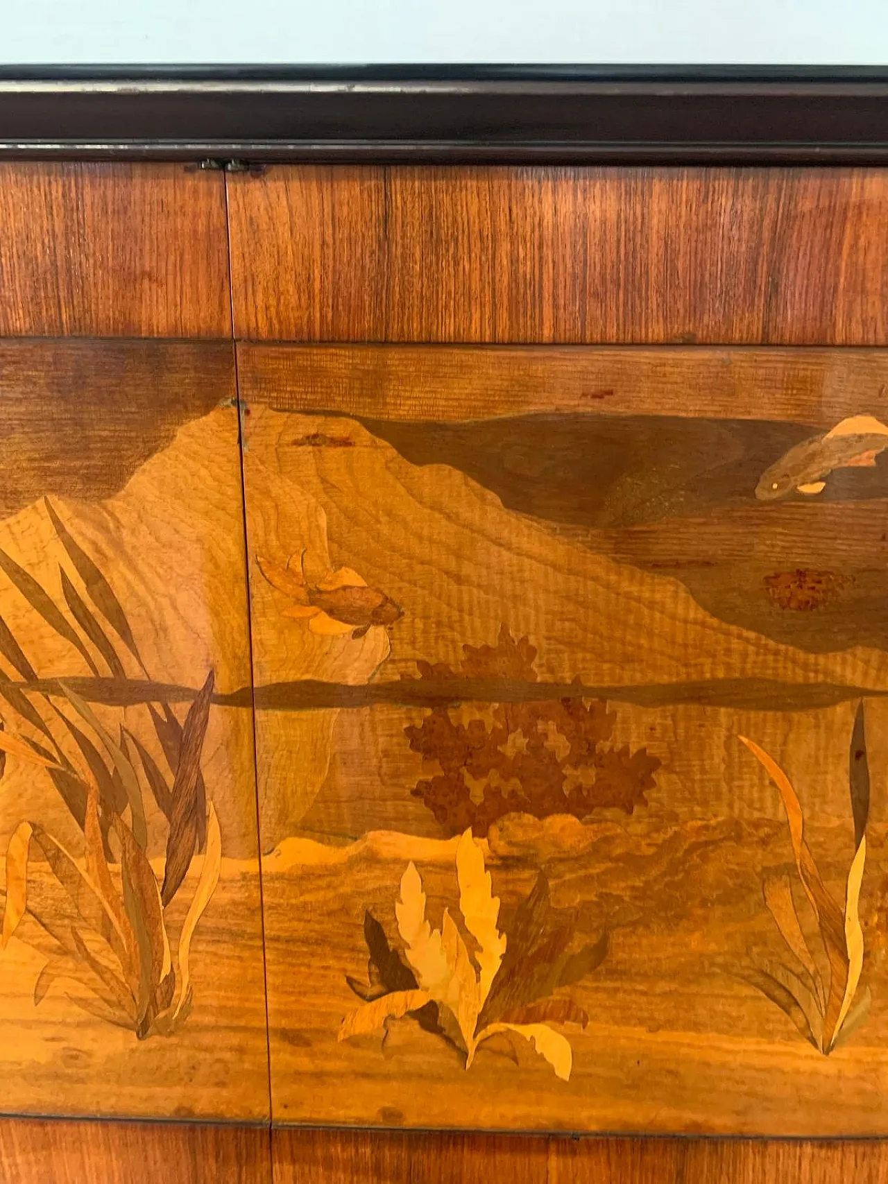 Sala intarsiata di Dassi Mobili Moderni, anni '50, set di 12 7