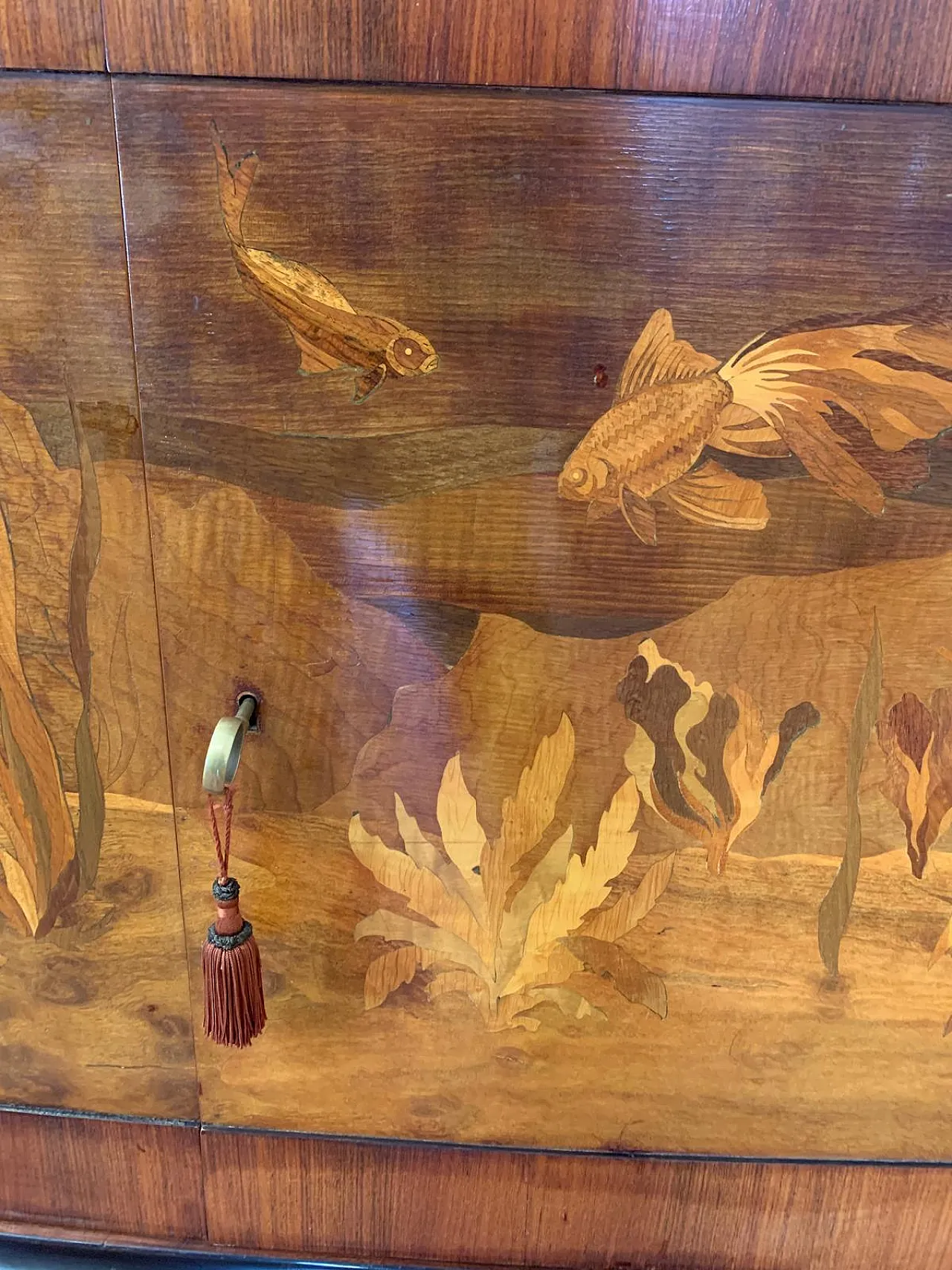 Sala intarsiata di Dassi Mobili Moderni, anni '50, set di 12 8