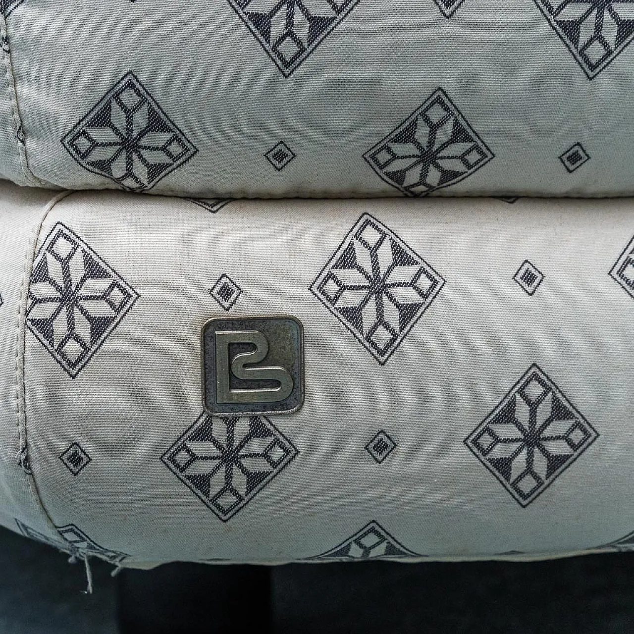 Busnelli Italy modular sofa in fabric, 70s 6