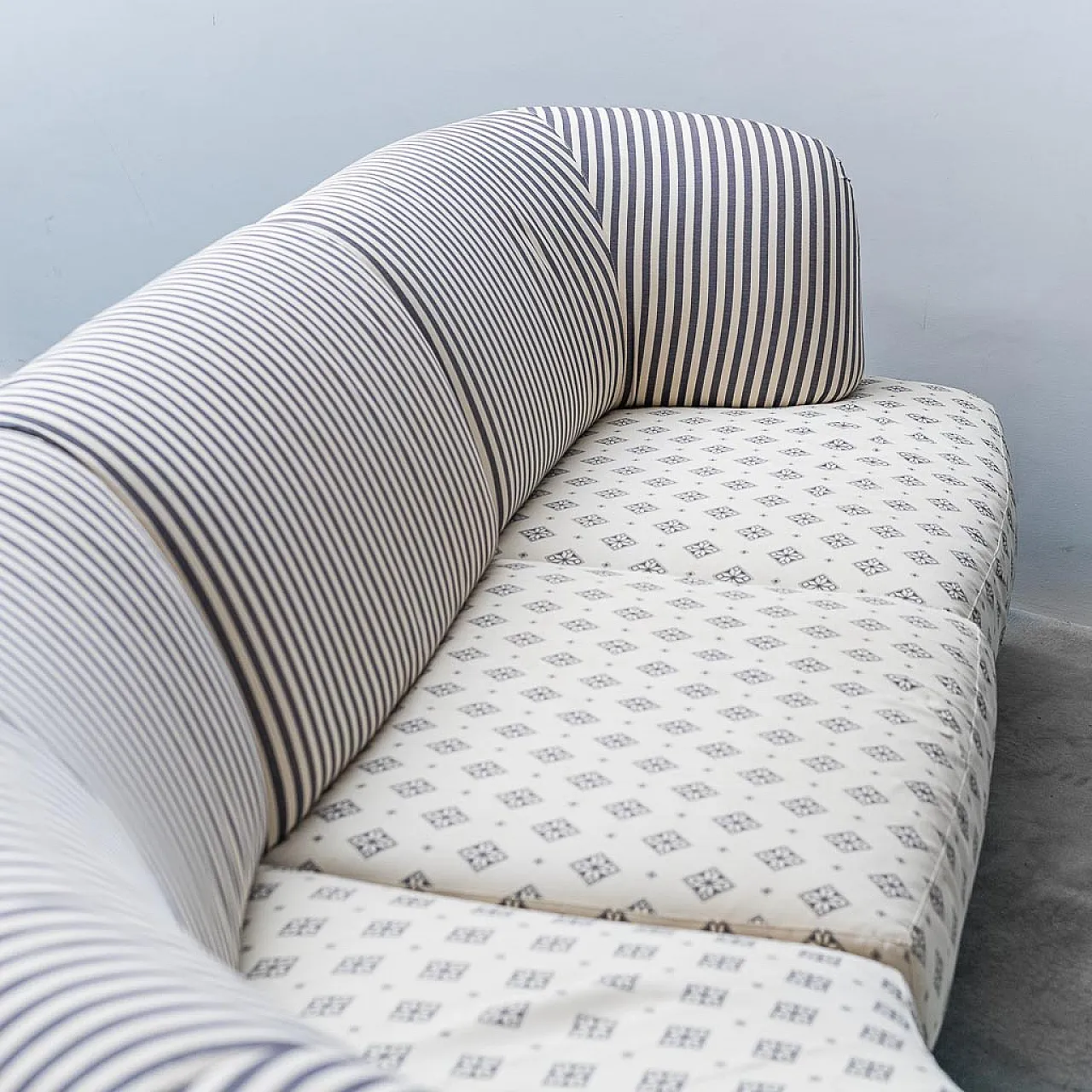 Busnelli Italy modular sofa in fabric, 70s 11