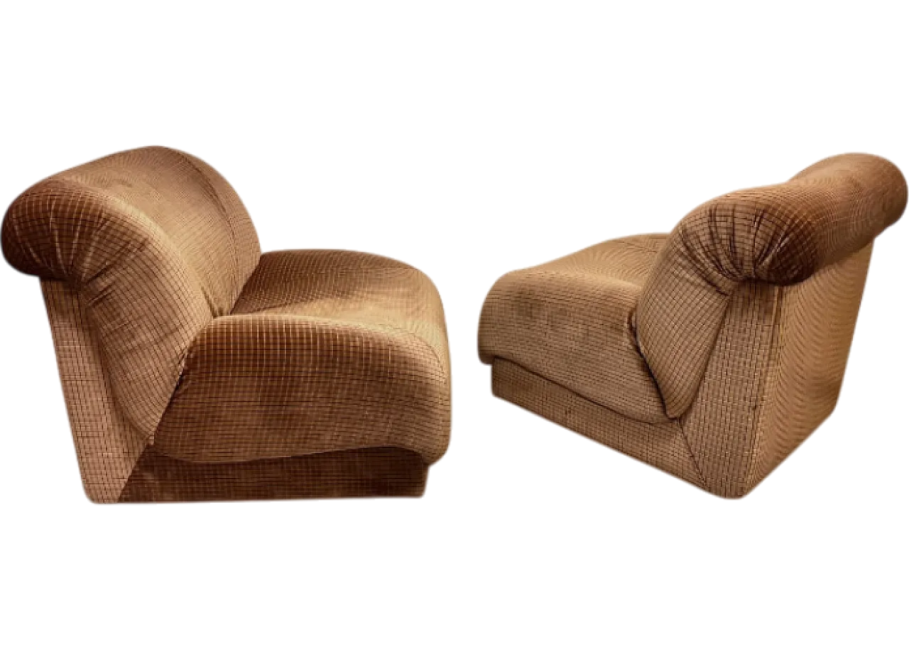Pair of Doimo armchairs, 1970s 8