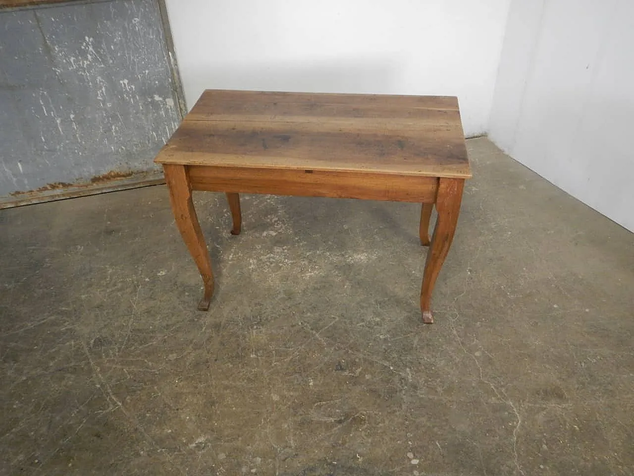Walnut wood table, 1950s 1