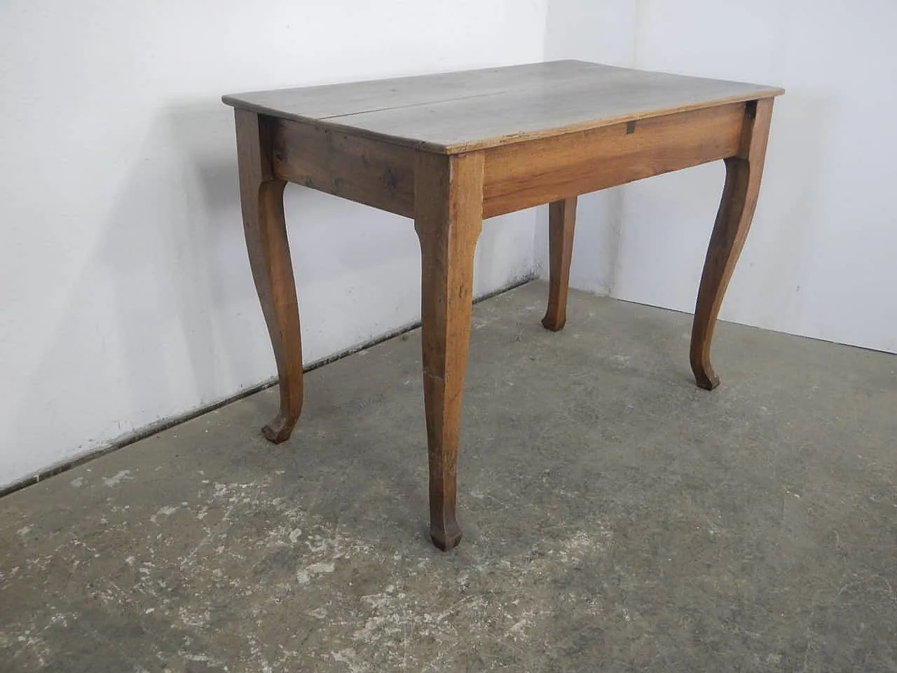 Walnut wood table, 1950s 2
