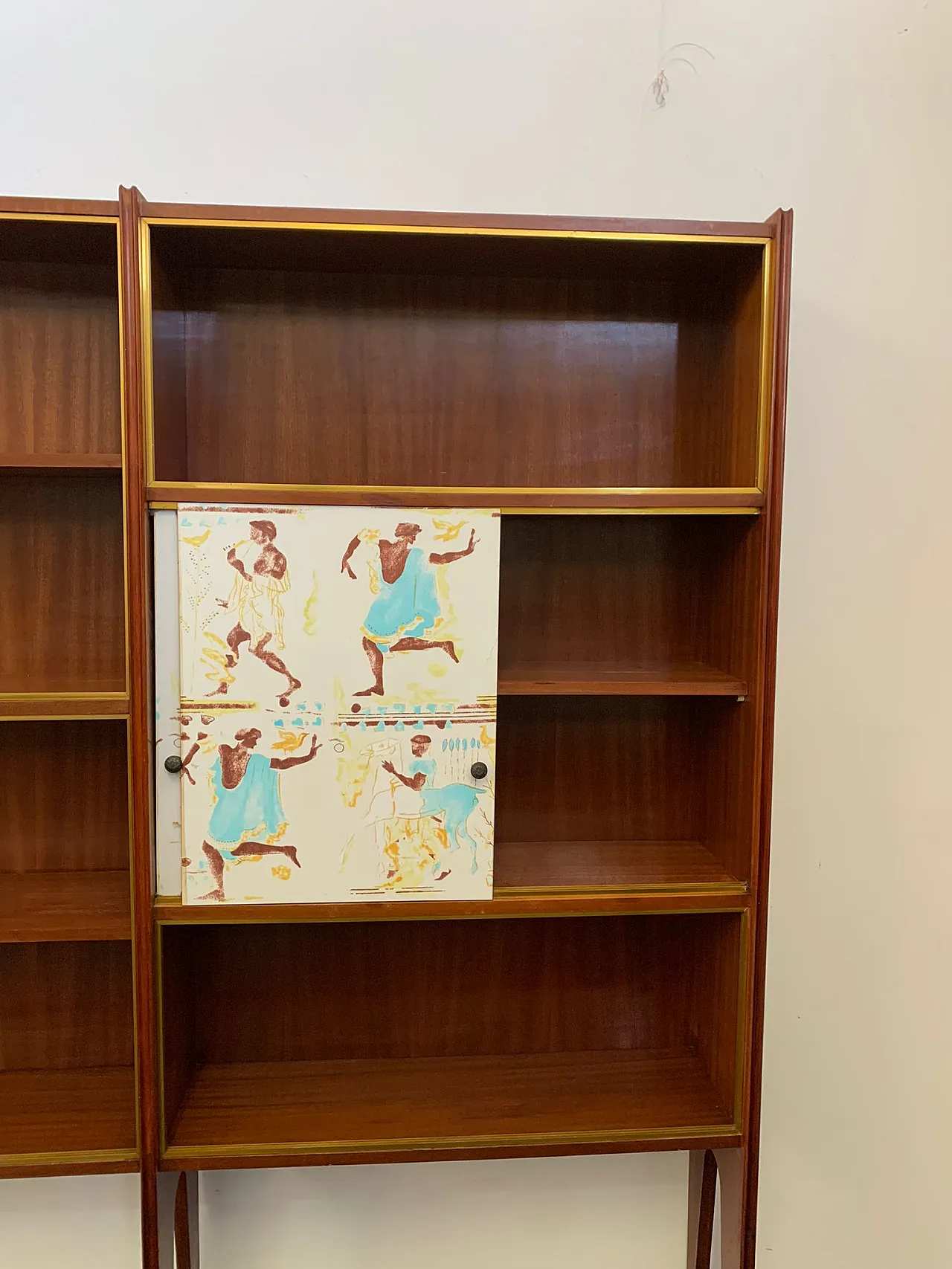 Pair of Mahogany Bookcases by Osvaldo Borsani, 1950 6