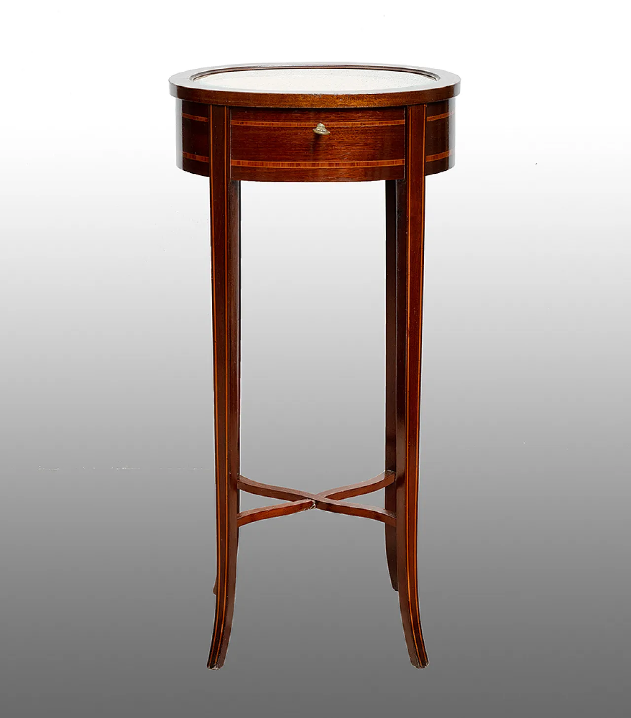 English Liberty Table in mahogany, early 20th century 1